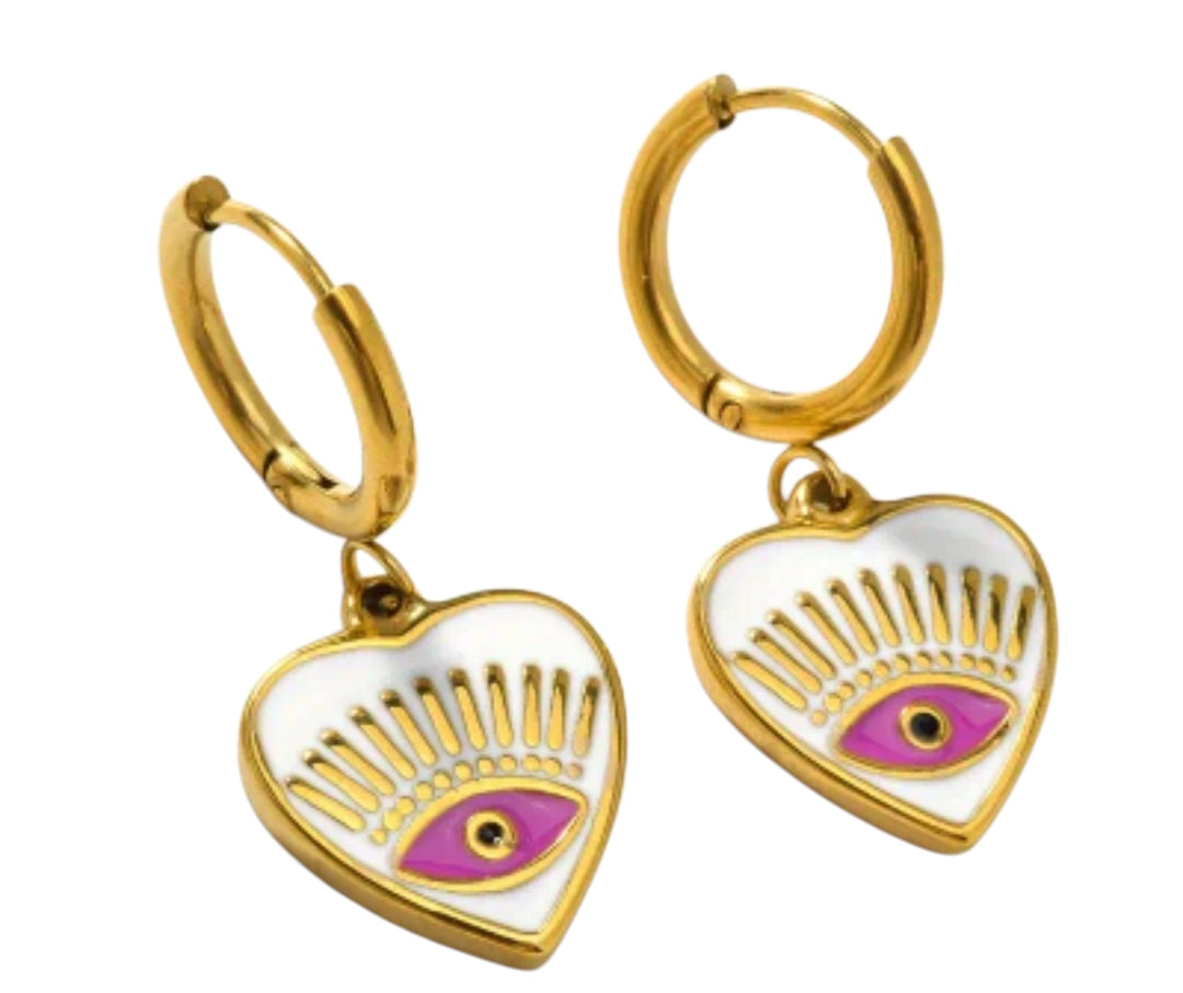 Third Eye Huggies - Pink