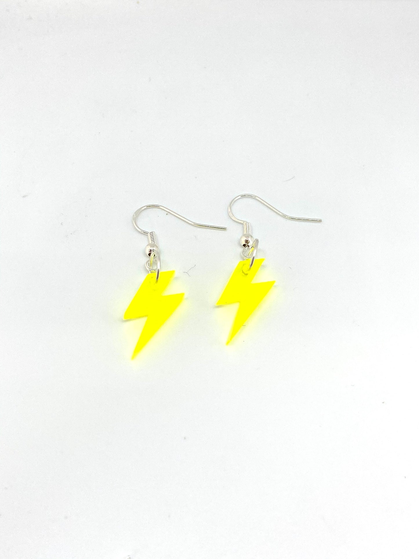 Yellow bolt earrings