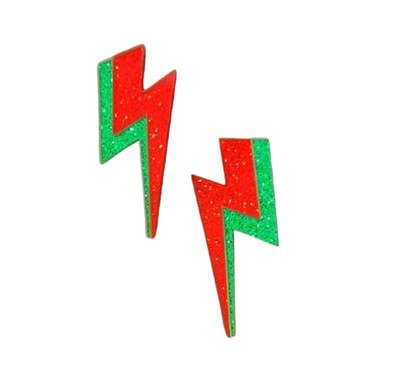 Big duo bolt studs - Red and green