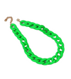 Neon green chunky chain necklace