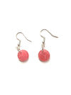 Pink charm earrings