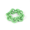 Green chunky rubber bracelet